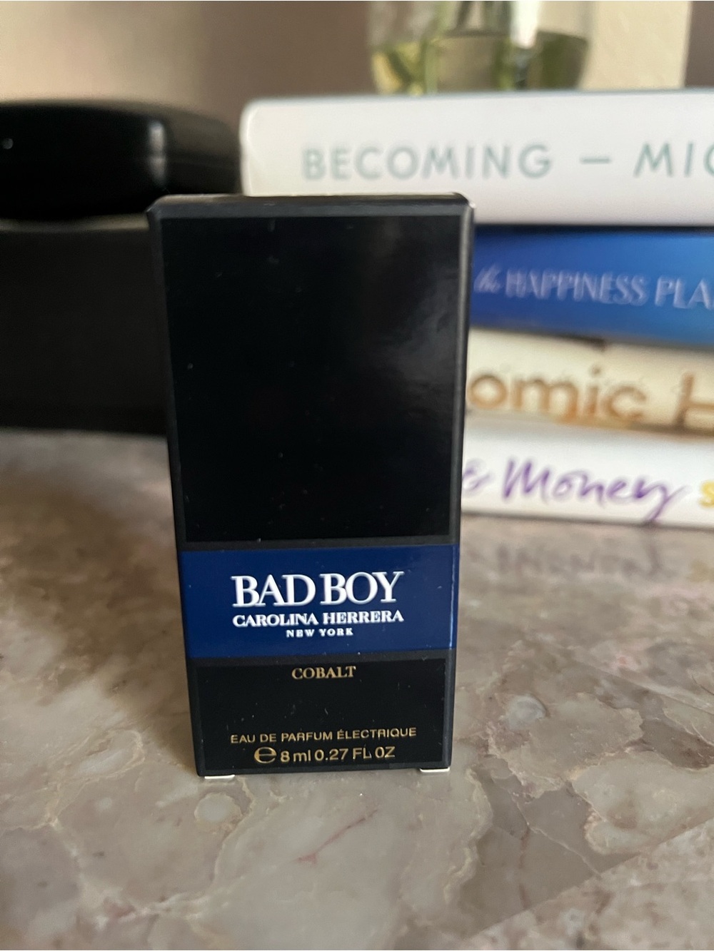 Carolina Herrera Bad Boy Cobalt Blue and Black Fragrance MINI EDP